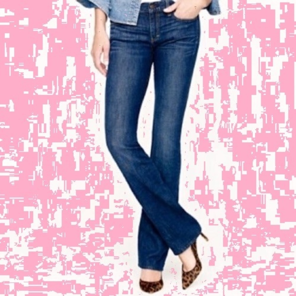J Crew Women's HIPSLUNG Bootcut Jeans 30